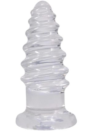 Crystal Jellies Anal Twist 7In - Clear