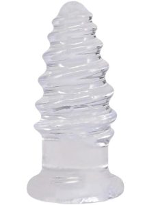 Crystal Jellies Anal Twist 5In - Clear
