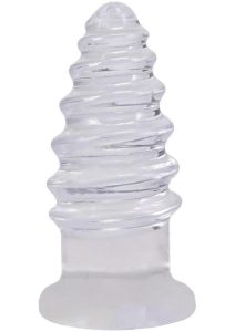 Crystal Jellies Anal Twist 6In - Clear
