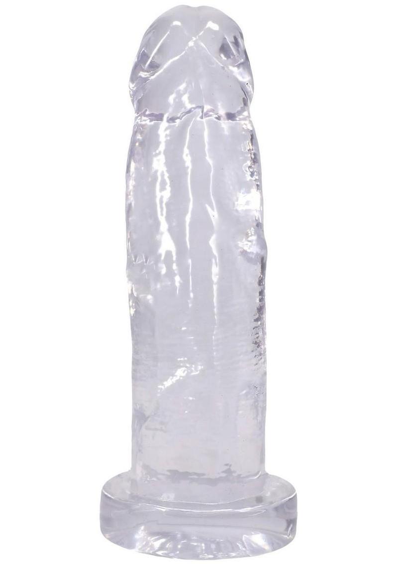 Crystal Jellies Realistic Cock 7In - Clear - Image 3