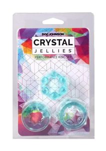 Crystal Jellies Performance Ring Set (3 Piece) - Teal