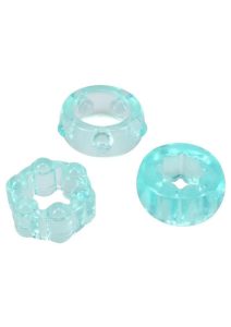 Crystal Jellies Performance Ring Set (3 Piece) - Teal