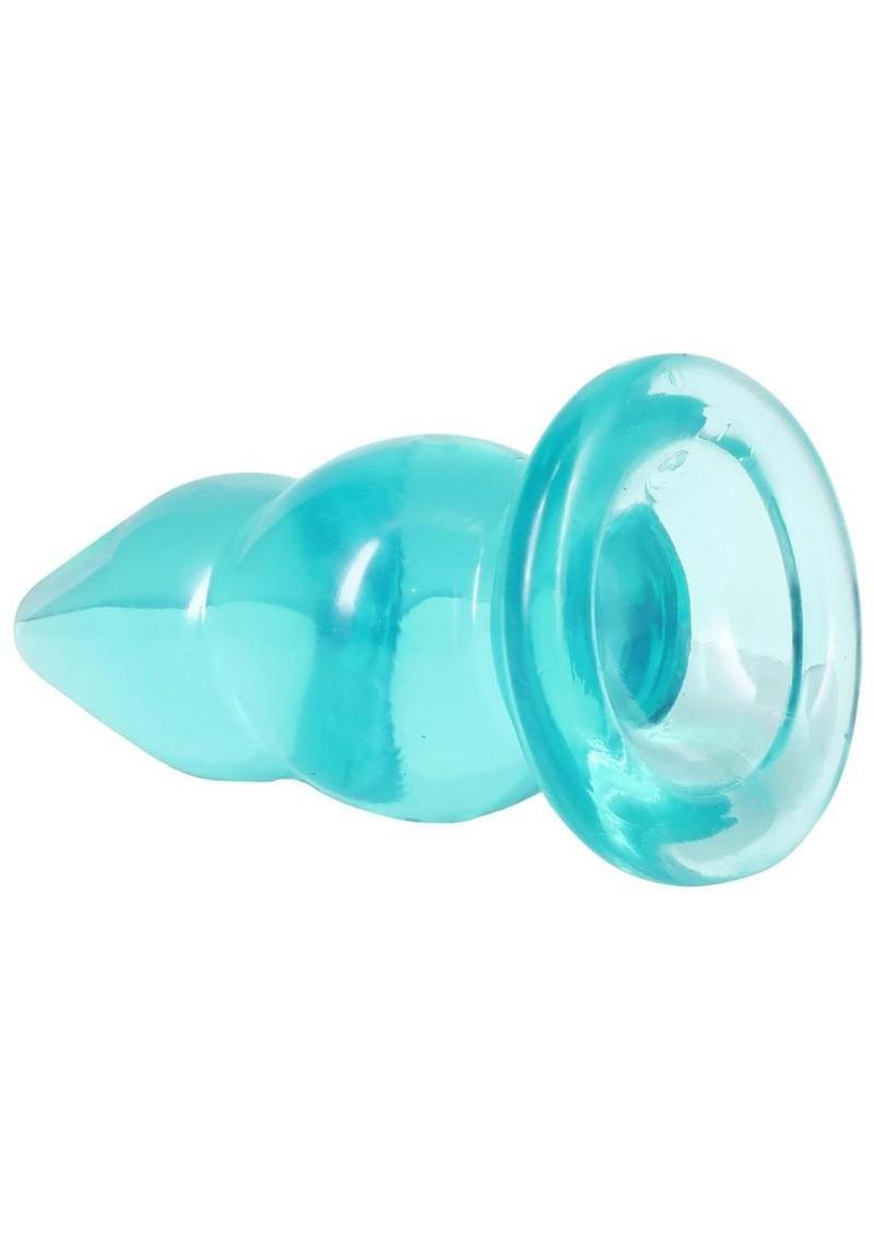 Crystal Jellies Double Pop Plug 6In - Teal - Image 3