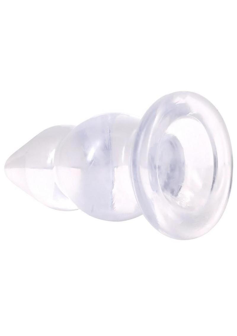 Crystal Jellies Double Pop Plug 6In - Clear - Image 3