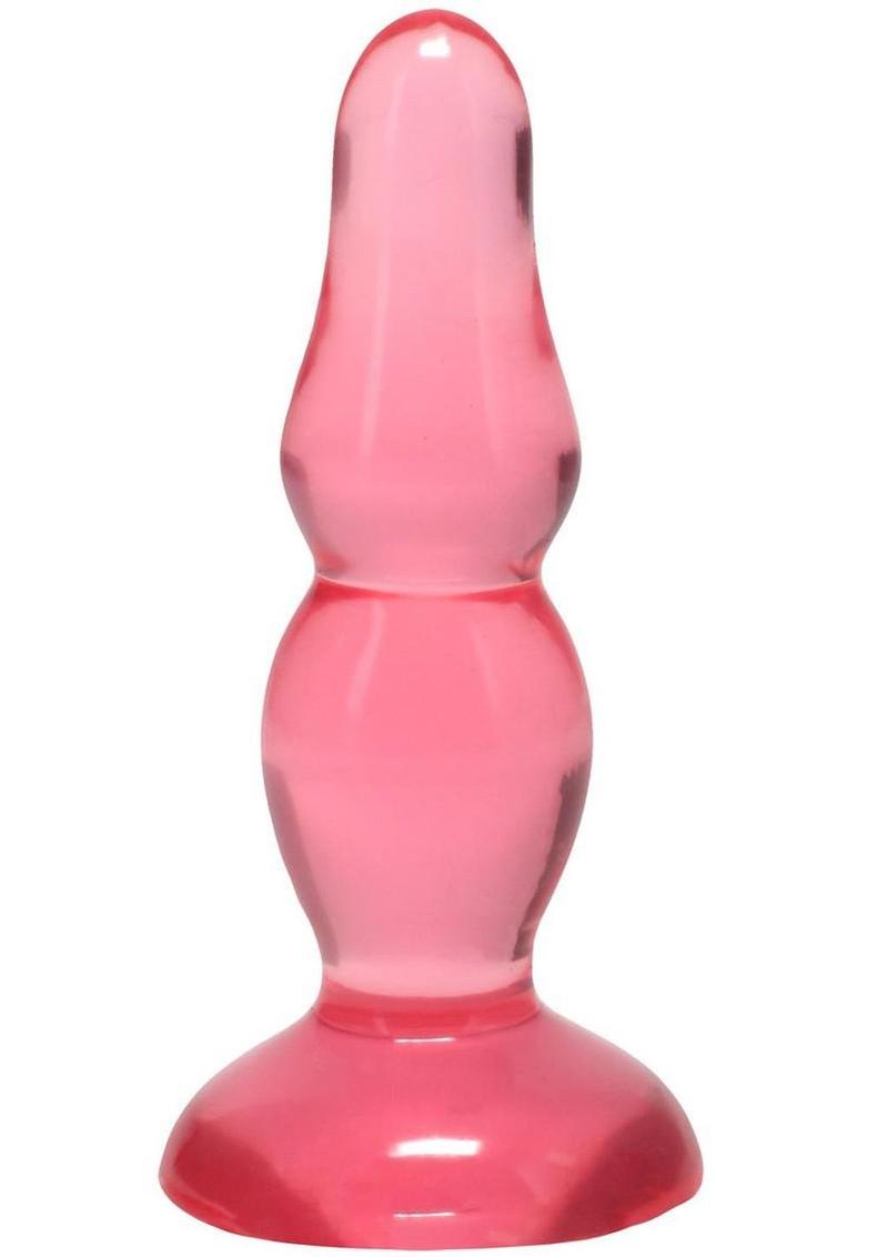 Crystal Jellies Novice Pop Plug 4In - Pink