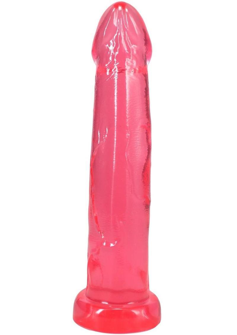 Crystal Jellies Realistic Cock 9In - Pink - Image 3