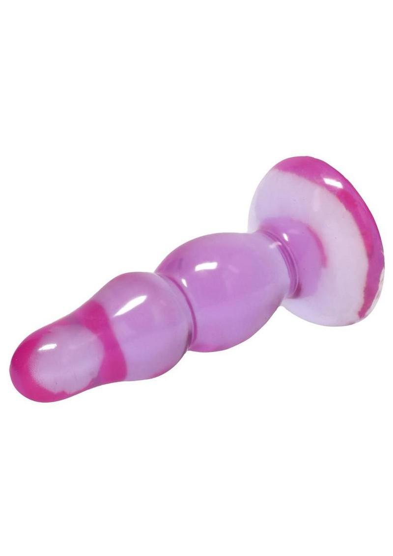 Crystal Jellies Novice Pop Plug 4In - Purple - Image 3
