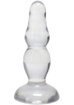 Crystal Jellies Novice Pop Plug 4In - Clear