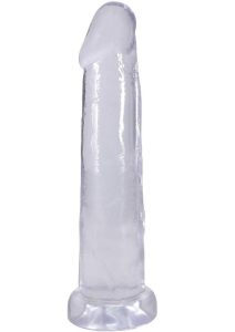 Crystal Jellies Realistic Cock 9In - Clear