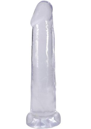 Crystal Jellies Realistic Cock 9In - Clear