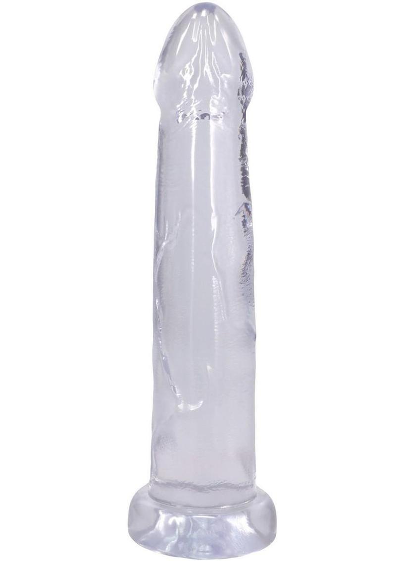 Crystal Jellies Realistic Cock 9In - Clear - Image 3