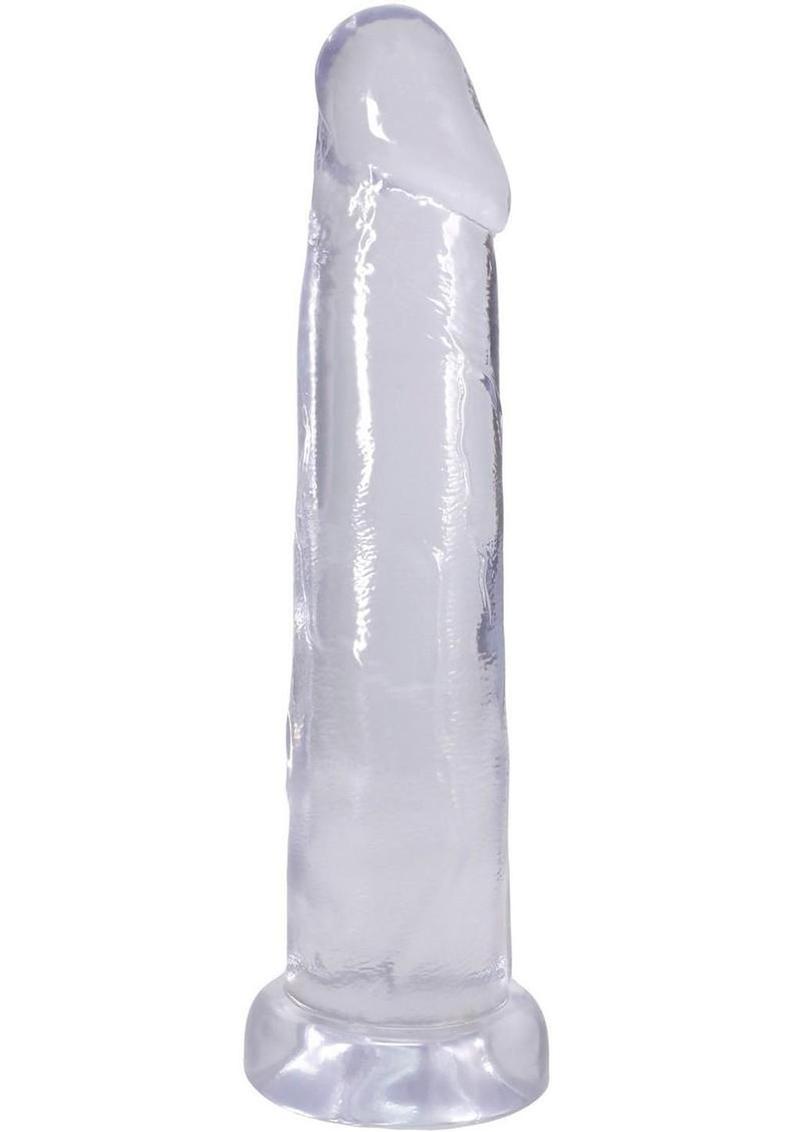 Crystal Jellies Realistic Cock 9In - Clear - Image 4