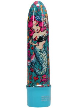 Polynesian Pleasures Mervibes Into the C Vibrator 5In - Teal