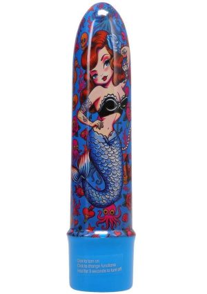 Polynesian Pleasures Mervibes Into the C Vibrator 5In - Blue