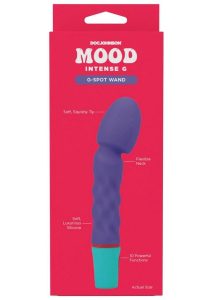 Mood Intense G Rechargeable Silicone G-Spot Wand - Purple/Teal
