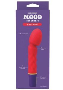Mood Intense G Rechargeable Silicone G-Spot Wand - Pink/Purple