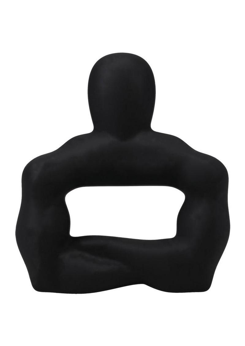 TitanMen Muscle Bound Cock Ring 42mm - Black - Image 3