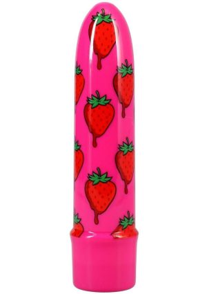 GoodHead Buzz Buddies Strawberries 5in Vibe - Red/Pink