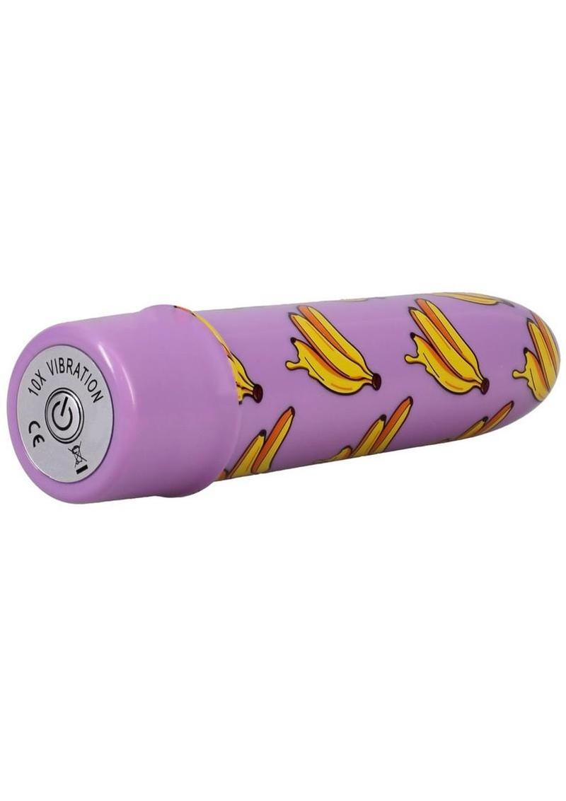 GoodHead Buzz Buddies Banana 5in Vibe - Purple/Yellow - Image 3