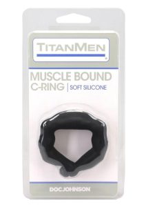 TitanMen Muscle Bound Cock Ring 32mm - Black