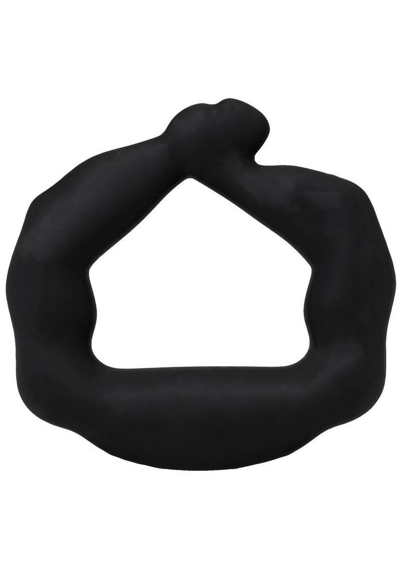 TitanMen Muscle Bound Cock Ring 32mm - Black - Image 3