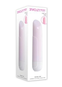 Shine On Light-Up Rechargeable Bullet - White/Pink