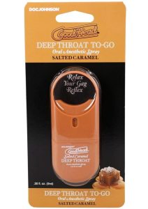 GoodHead Deep Throat To-Go Oral Anesthetic Spray .30oz - Salted Caramel