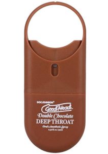 GoodHead Deep Throat To-Go Oral Anesthetic Spray .30oz - Double Chocolate