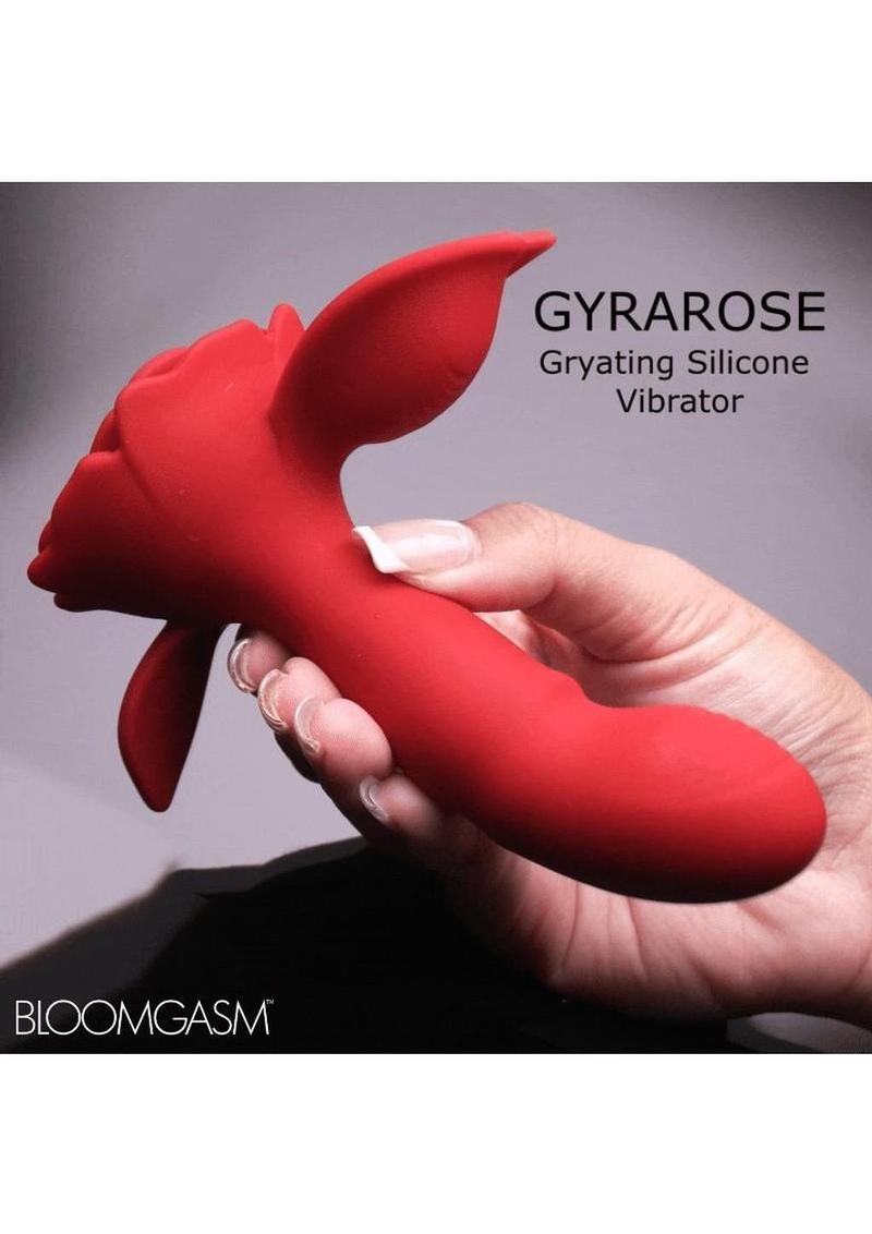 Bloomgasm Gyrarose Gyrating Rechargeable Silicone Vibrator - Red - Image 4