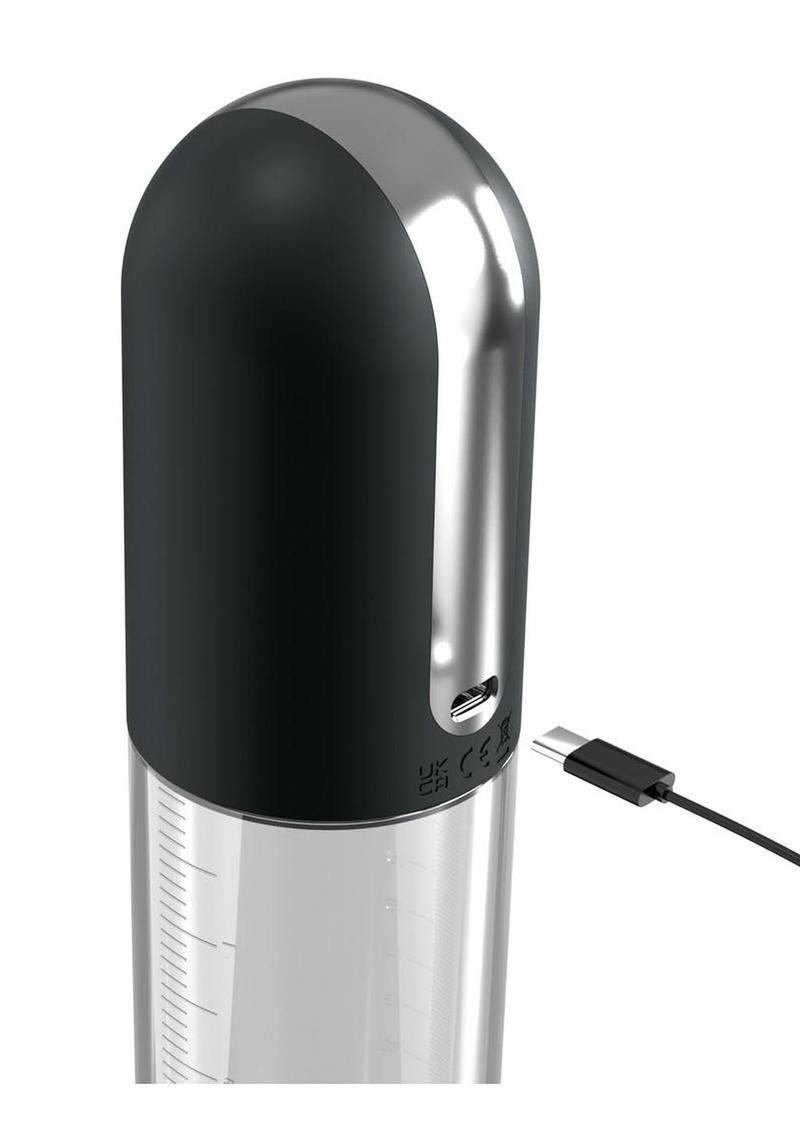 Pump Worx Auto Flow Rechargeable Dual Control Suction Pump System - Clear/Black - Image 3