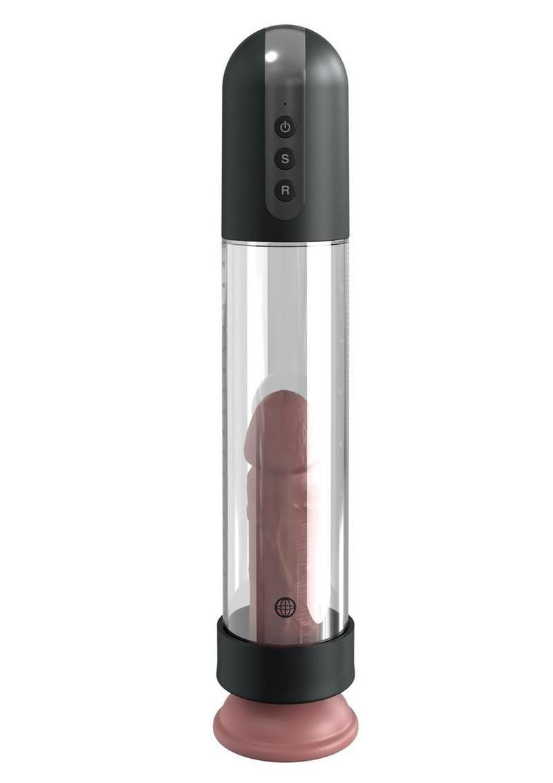 Pump Worx Auto Flow Rechargeable Dual Control Suction Pump System - Clear/Black - Image 4