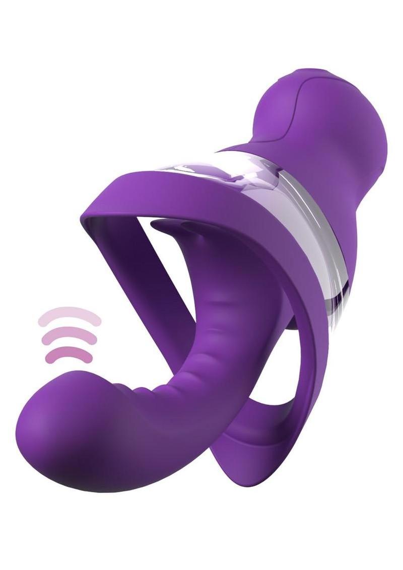 Fantasy For Her Veloura Touch Rechargeable G-Spot Pleasure Pump - Purple - Image 4