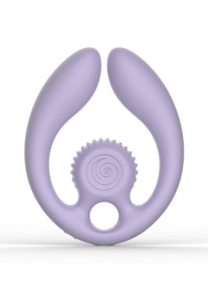 SVibe Snail GIZI Duo Rechargeable Silicone Couples Stimulator with Remote - Lilac
