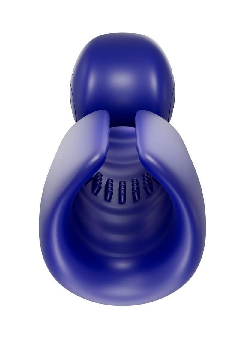SVibe Snail EVO Rechargeable Silicone Stroker - Navy - Image 3