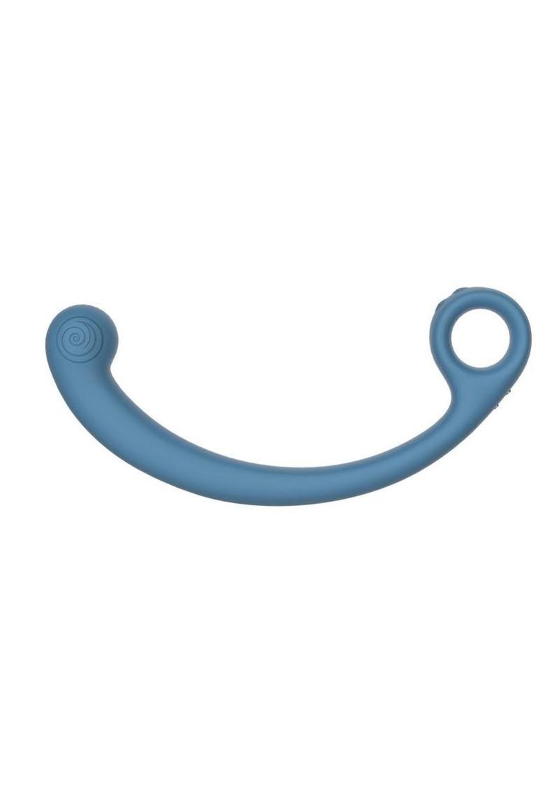SVibe Snail AXI Rechargeable Silicone Custom Vibrating Spot Wand - Blue Lagoon - Image 3