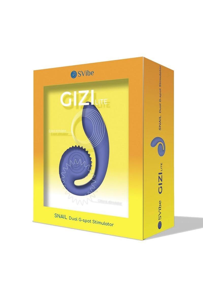 SVibe Snail GIZI Lite Rechargeable Silicone Vibrator - Juicy Blueberry