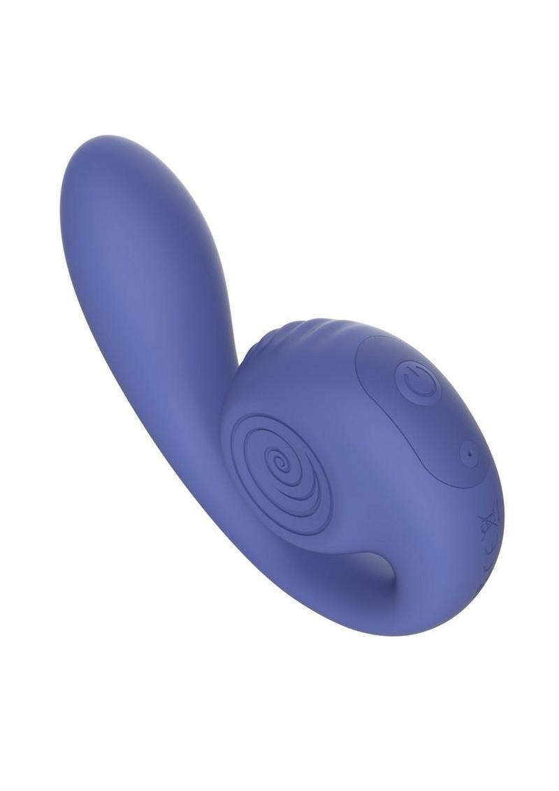 SVibe Snail GIZI Lite Rechargeable Silicone Vibrator - Juicy Blueberry - Image 3