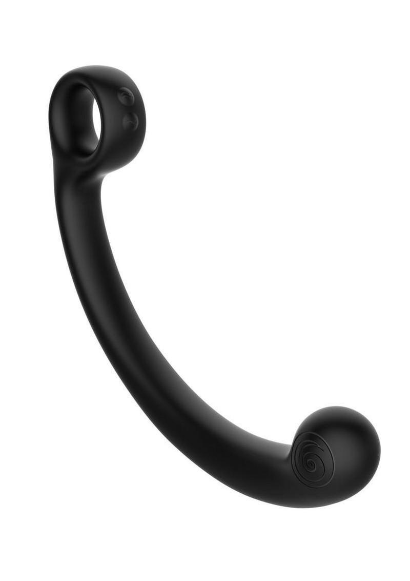 SVibe Snail AXI Rechargeable Silicone Custom Vibrating Spot Wand - Granit Noir - Image 4