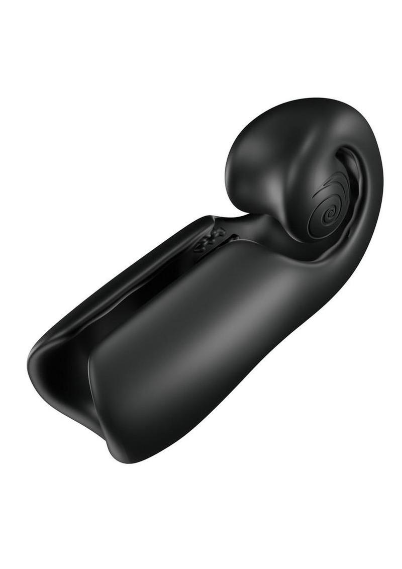 SVibe Snail EVO Rechargeable Silicone Stroker - Black