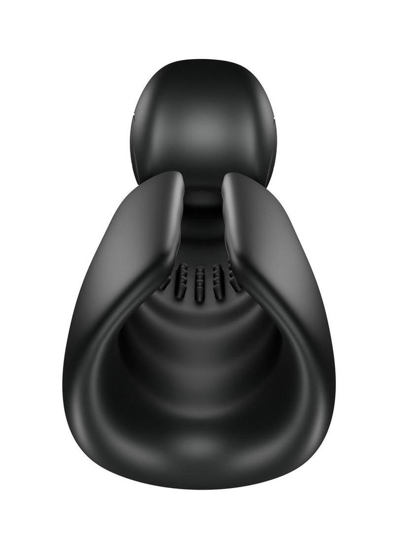 SVibe Snail EVO Rechargeable Silicone Stroker - Black - Image 3