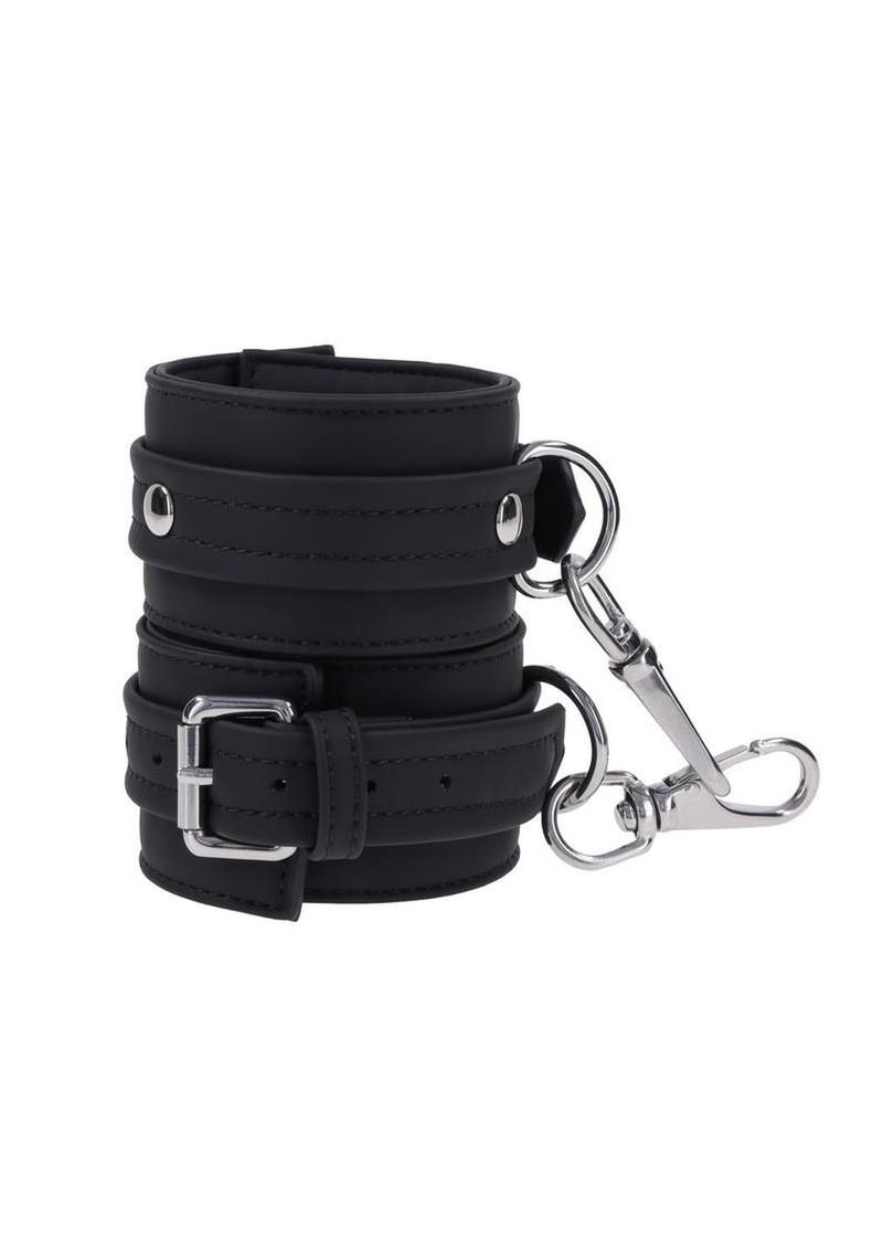Signature Midnight Muse Ankle Cuffs - Black/Silver - Image 4