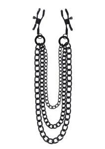 Signature Midnight Muse exCHAINgeable Nipple Jewelry - Black/Silver