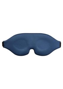 Signature Twilight Tease Blackout Blindfold - Blue/Silver