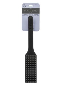 Nocturnal Collection Silicone Spiked Paddle - Black