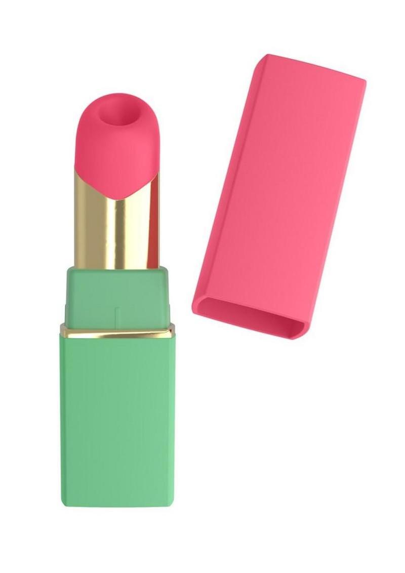 Womanizer Beauty Rechargeable Clitoral Stimulator - Green/Pink - Image 3