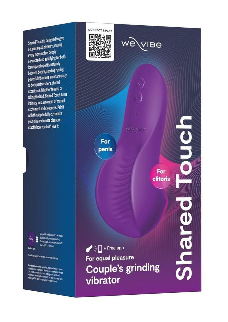 We-Vibe Shared Touch App Compatible Rechargeable Silicone Couple`s Grinding Vibrator - Purple