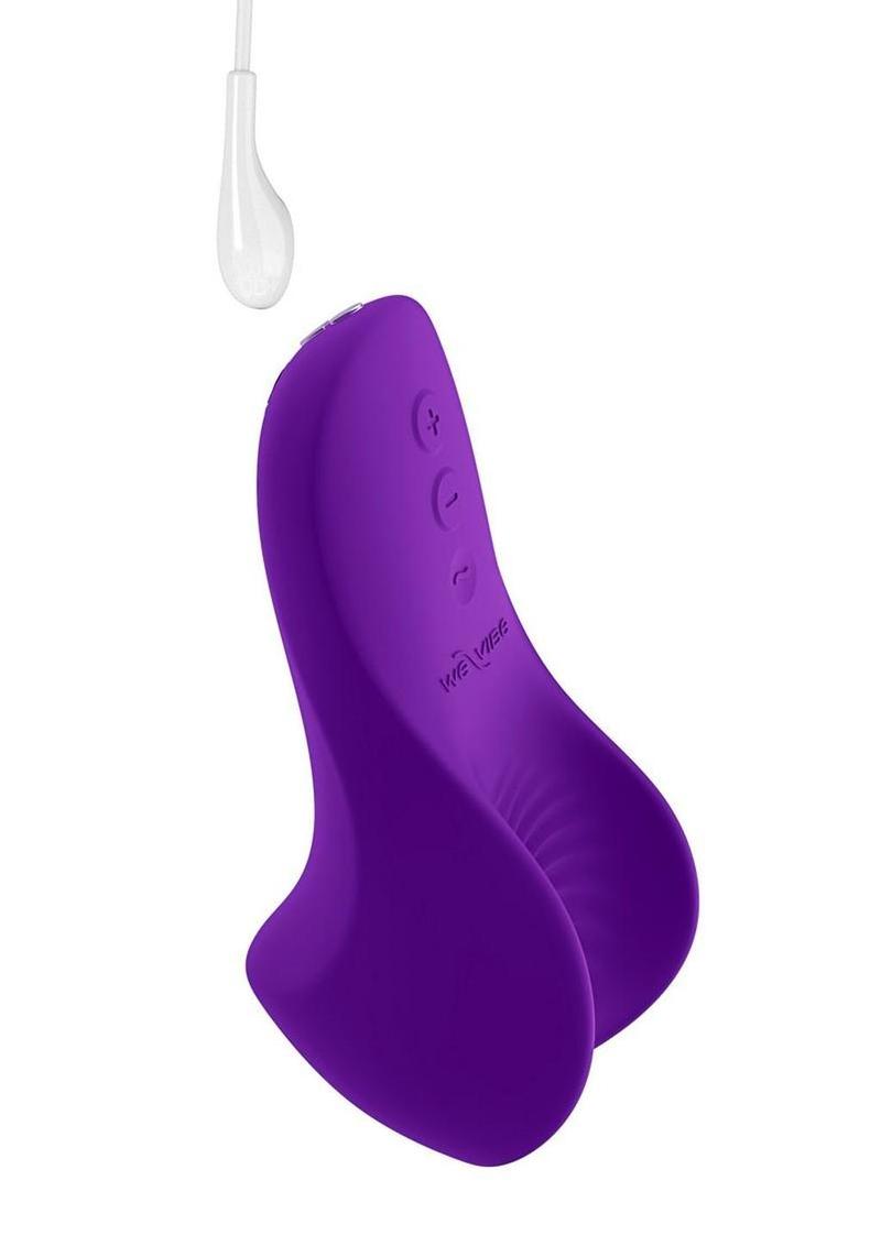 We-Vibe Shared Touch App Compatible Rechargeable Silicone Couple`s Grinding Vibrator - Purple - Image 4