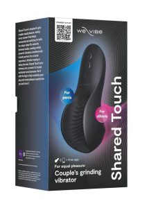We-Vibe Shared Touch App Compatible Rechargeable Silicone Couple`s Grinding Vibrator - Black