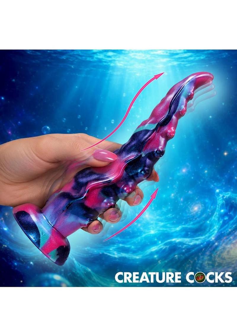 Creature Cocks Tenta-Squirm Squirming and Vibrating Tentacle Rechargeable Silicone Dildo - Multicolor - Image 3