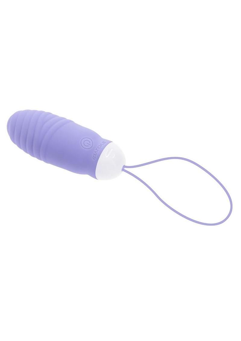 Energetic Egg Rechargeable Silicone Thrusting Egg - Blue - Image 3